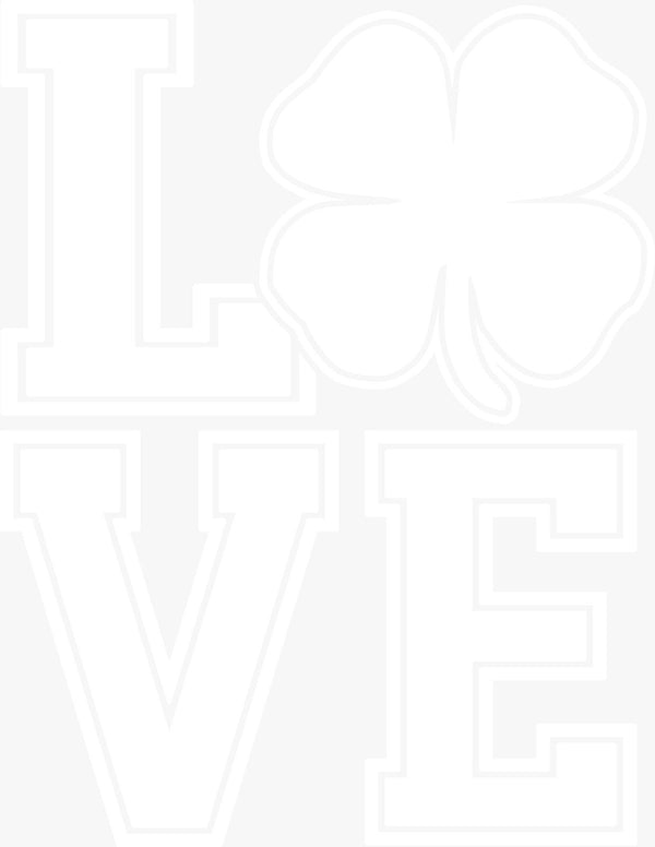 LOVE White Design - Texas DTF Print