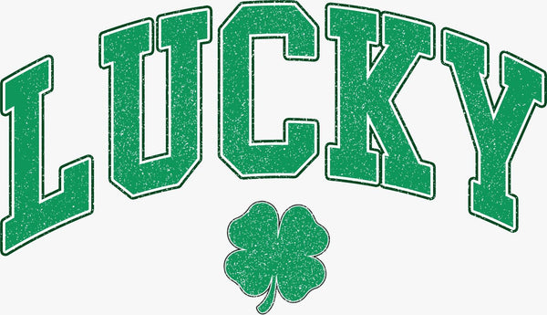 Lucky Green Flower Design - Texas DTF Print