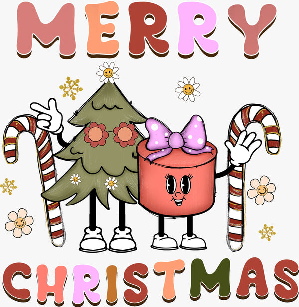 Merry Christmas With Halloween Style - Texas DTF Print