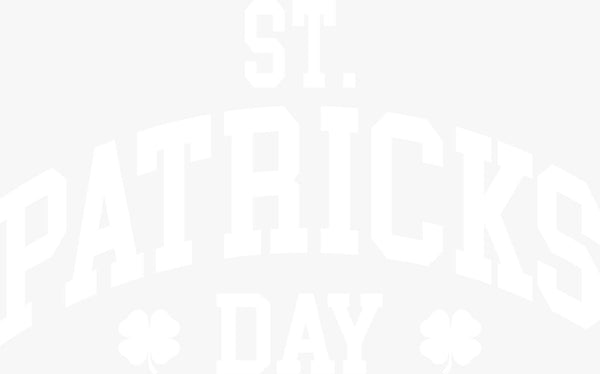 St. Patrick’s Day Varsity Lettering Design (Light Version) - Texas DTF Print