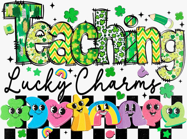 Teaching Lucky Charms Sublimation Design - Texas DTF Print