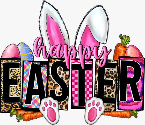 Happy Easter Bunny - Texas DTF Print