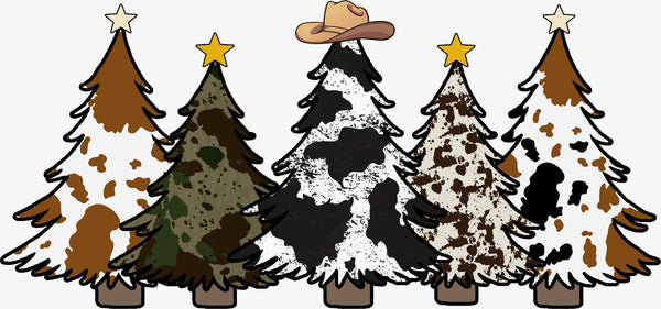 Christmas Trees - Texas DTF Print