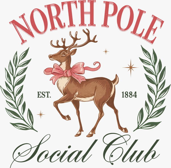 North Pole Social Club - Texas DTF Print