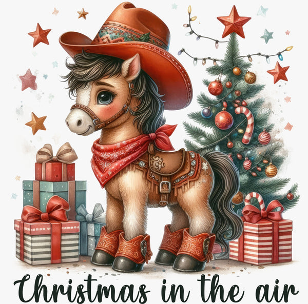 Christmas in The Air - Texas DTF Print