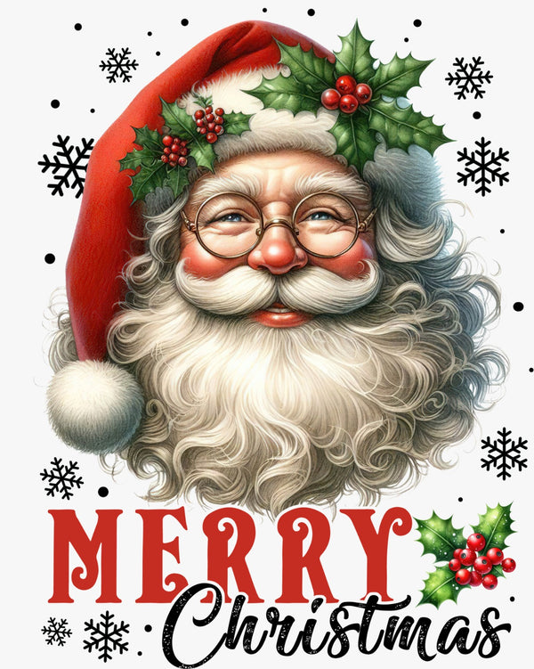 Santa Clause Christmas - Texas DTF Print