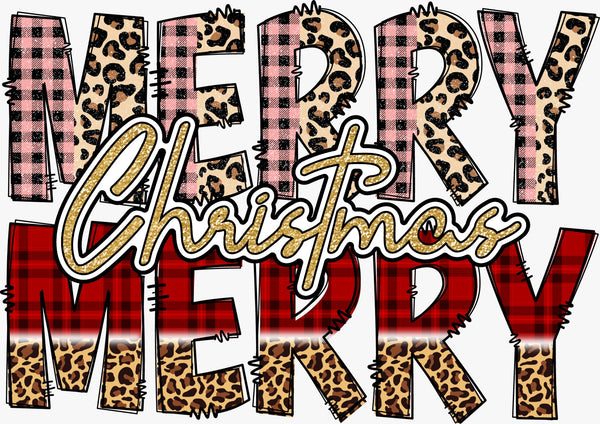 Merry Christmas Merry - Texas DTF Print