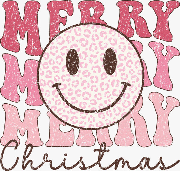 Smiley Emoji Christmas - Texas DTF Print