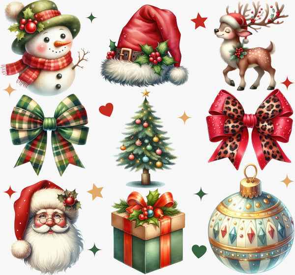 Christmas Classics DTF Bundle – Icon Set - Texas DTF Print