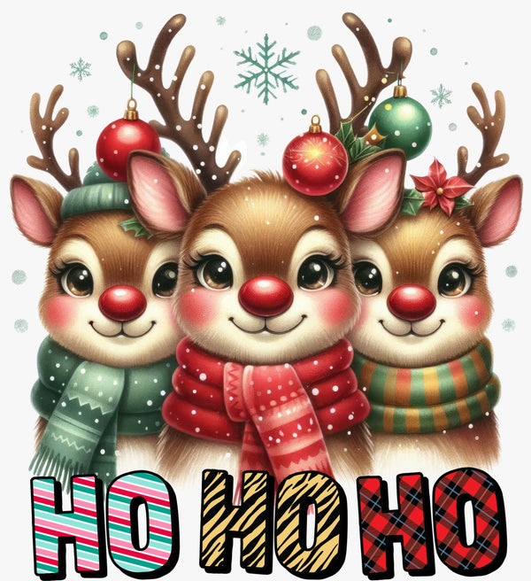 Ho Ho Ho Christmas - Texas DTF Print