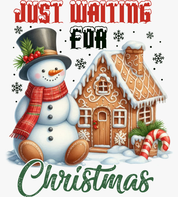 Just Waiting For Christmas - Texas DTF Print